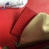 Valentino lock leather shoulder bag red